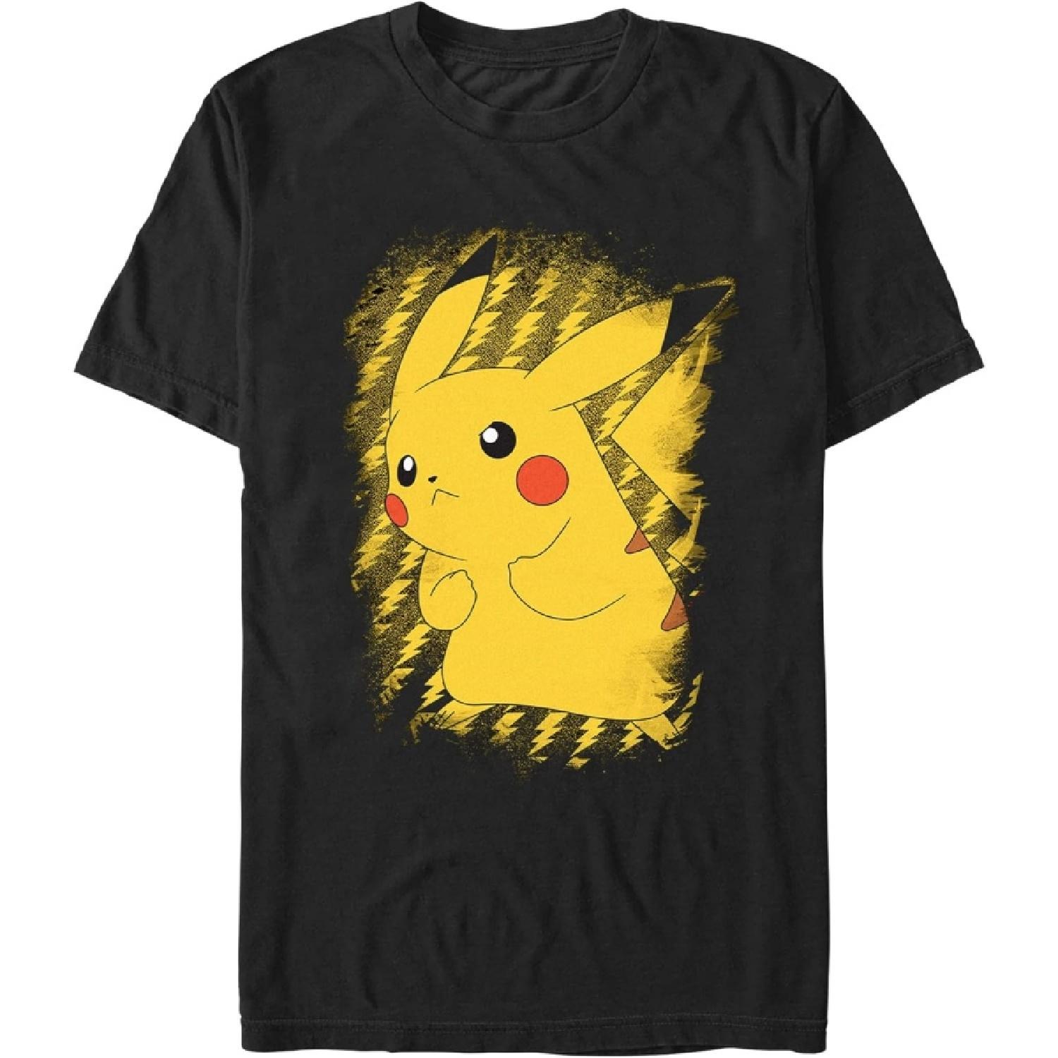

Fifth Sun Mens Pikachu Battle StanceT-Shirt XXXXXL чорний