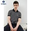 Gestreiftes Herren-Polohemd mit Kragen