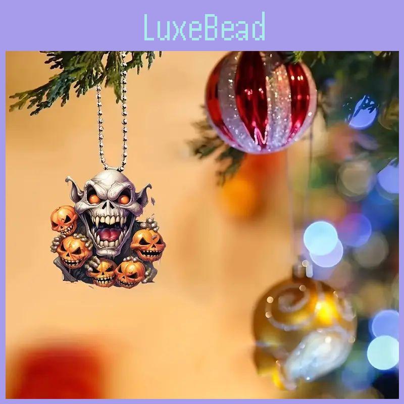 Unique Acrylic Halloween Car Rearview Mirror Pendant For Creative Interior Decoration