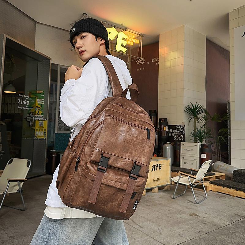 Trend New Fashion Business Backpack Leisure Trend Large Capacity Travel Backpack Student School Bag