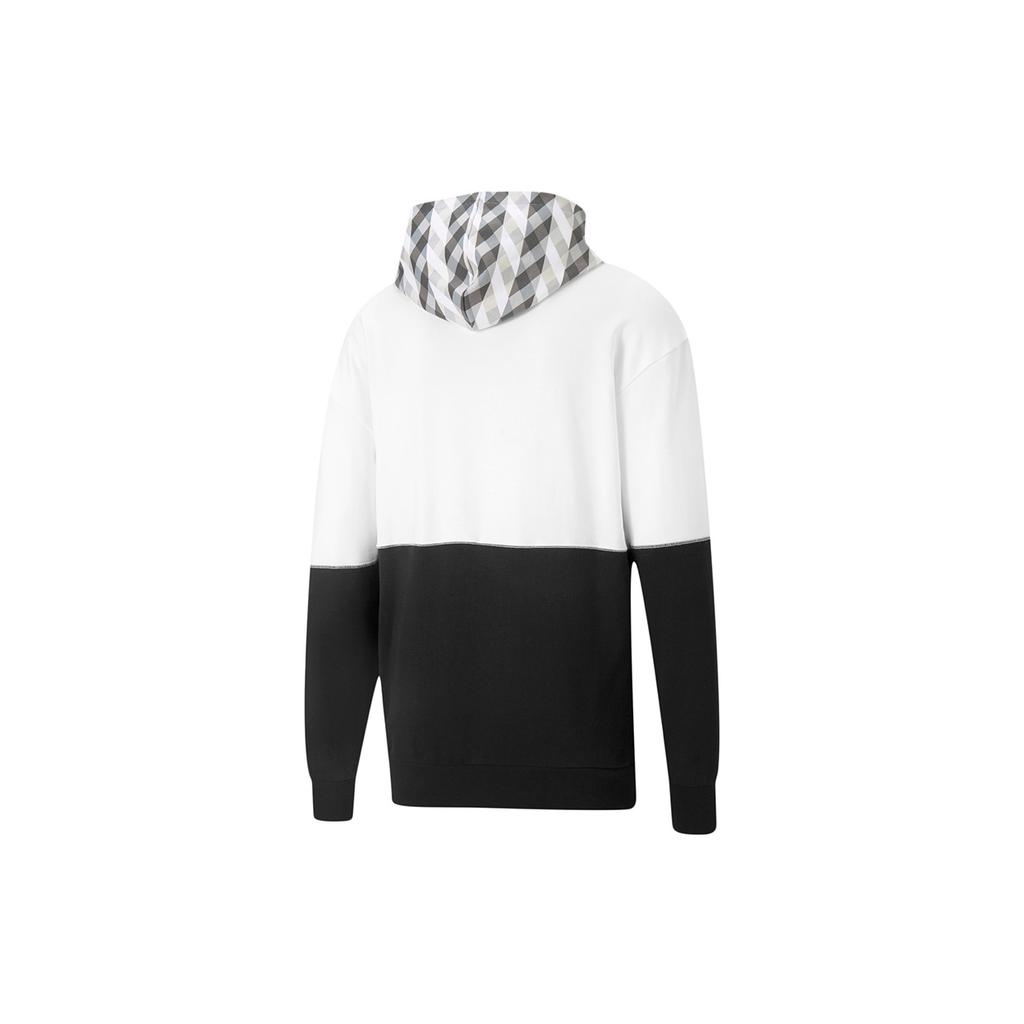 PUMA Kontrast Hoodie 'White Black' Men's 531309-02
