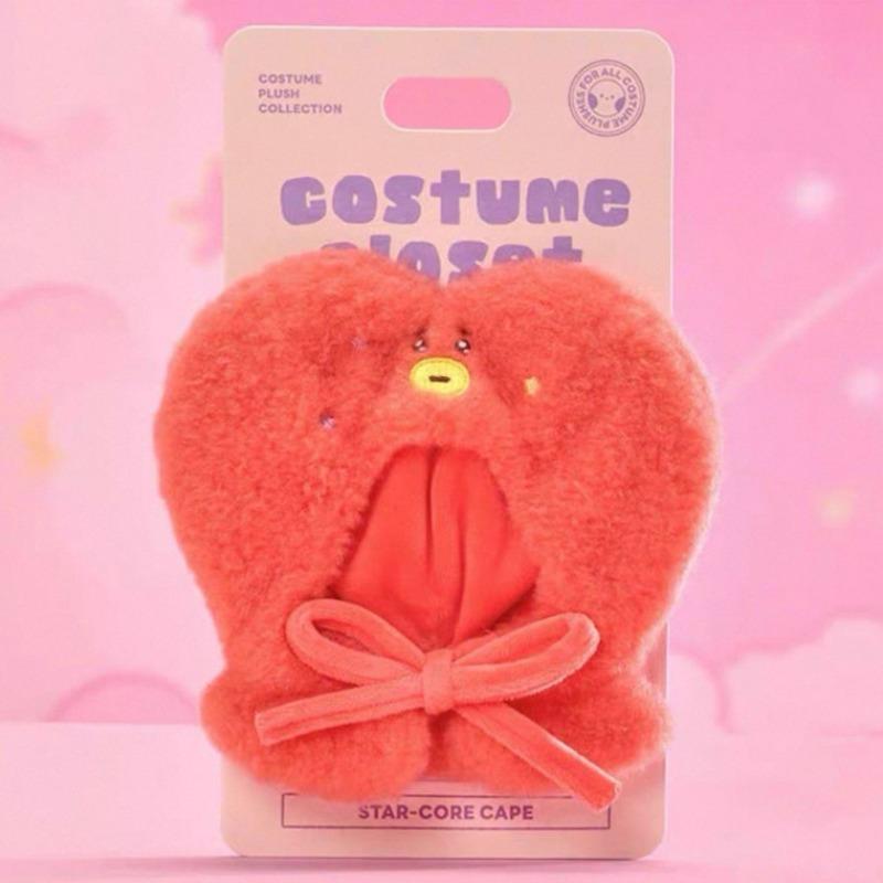 Bt21 Kawaii Anime Travel Series Plush Headgear, Cooky Chimmy Shooky Rj Mang Koya Concert Light Set & Doll Cape