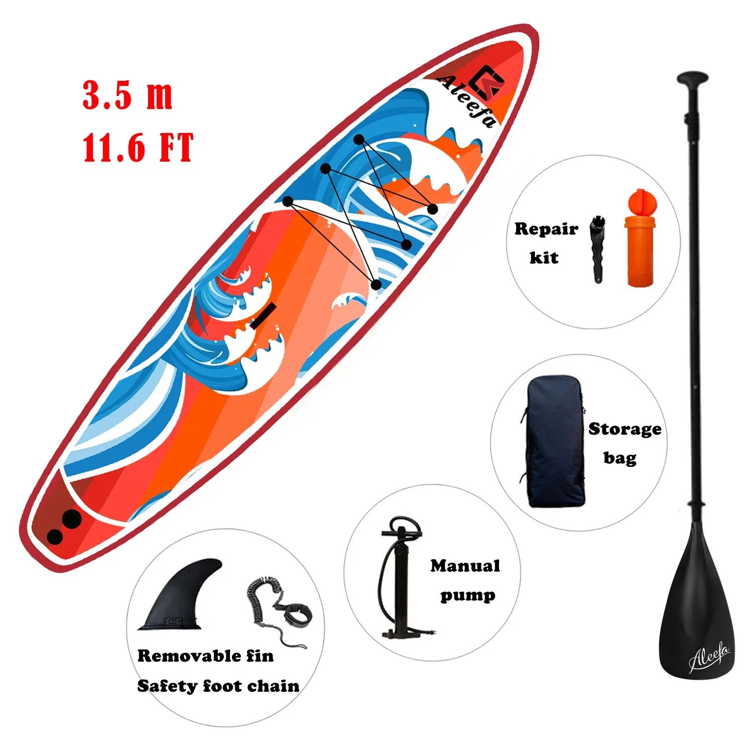 3,5 м 350*84*15 см Надувная доска SUP Надужное весло Двухслойный Сапборд Надувной Сап Весло stand up gonflable