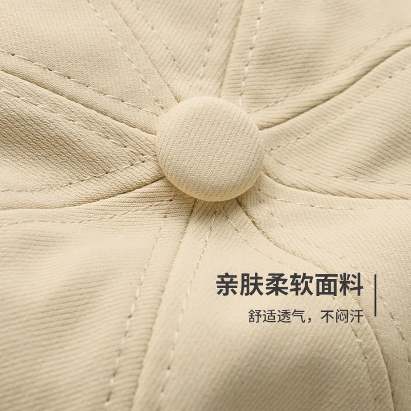 Herbst und Winter achteckige Mütze Damen Baskenmütze hochwertige Kappe Malermütze schwarz Schiebermütze Herren