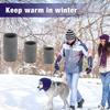 Winter Noise-Reducing Dog Ear Muffs: Cold-Proof, Warm Headgear & Washable Scarf with Ear Covers
