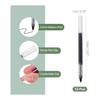 PATIKIL 12 Pcs Gel Pens, 0.5mm Medium Point, Quick Dry, Smooth Writing, Black Gel Ink Rollerball Pens for Office, Stationery, Business, Notebooks,
