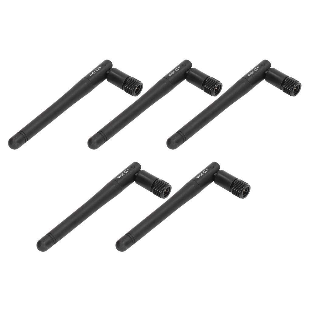 5PCS Foldable Antenna High Gain Omnidirectional Antenna for 433M Wireless Transmission System