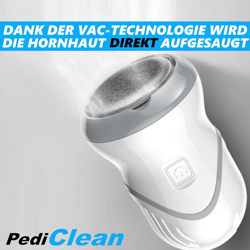 PediClean Electric Callus Remover Callus Rasp Rechargeable White