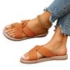 Womens Slide Sandals, Non- Water-Resistant PU - Sandals With All-Day Comfort For Indoor Outdoor Casual Errands & Beach Days