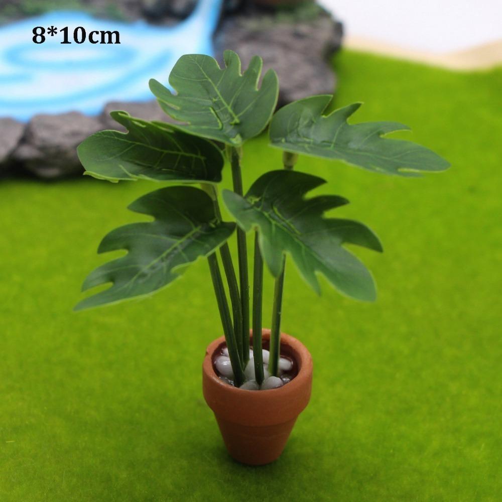 1:12 Dollhouse Miniature Simulation Vase 8 Styles Finished Flower Miniature Dollhouse Decorations