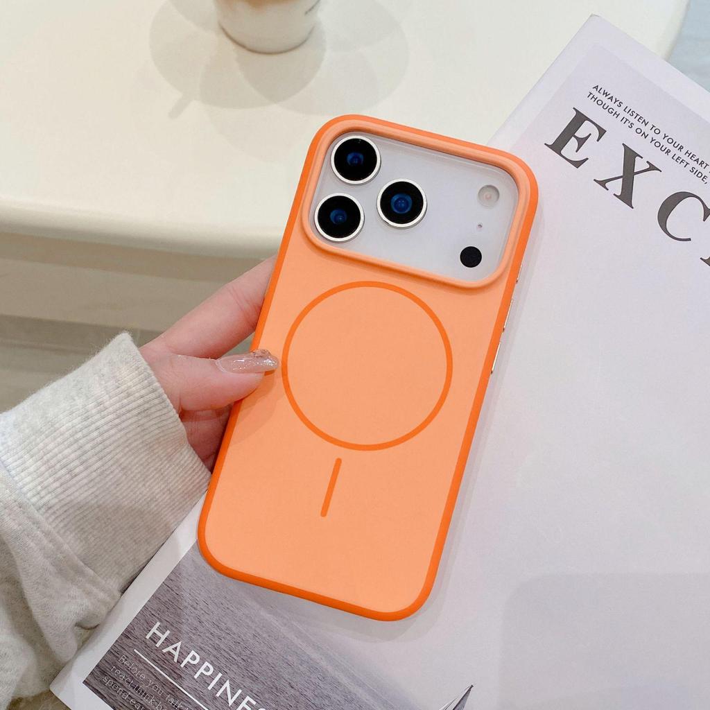 Custodia Magnetica Opaca per iPhone 17 Pro Max - Stile Ufficiale, Sensazione Pelle iPhone 16, Custodia Protettiva 15