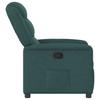 Recliner Chair Dark Green Fabric