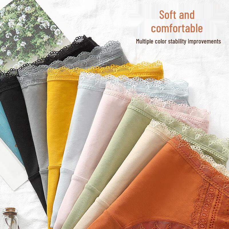 LangSha Men's Cotton Briefs 4-Pack