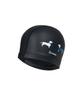 Lenomasuyeongbog Supplies Adult Checked Dog Pu Swim Cap Black Ro-Rc2E014-Bk