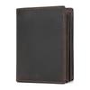 New Fashion Men's Short Purse Genuine Leather 2026 New Designer Luxury Male Purse Wallet Real Cowhide Retro Men's Card Hoder