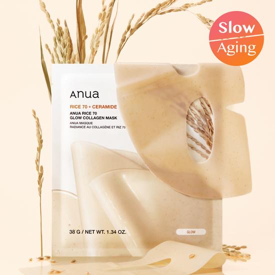 Anua Collagen Mask 1 Sheet (Eoseongcho/Peach/Rice)