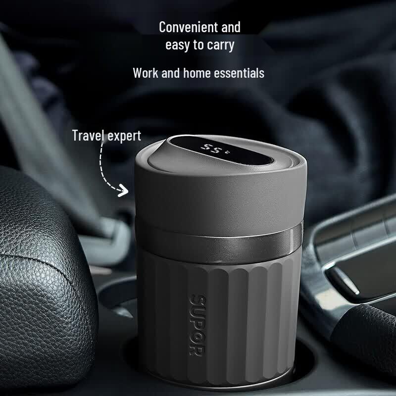 SUPOR Smart Temperature Display Titanium Insulated Coffee Cup