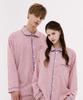 [Dossy] [2SET] Silk-Fit Peony Long Sleeve Couple Pajama Set [Shipped from Korea] 100% Authentic