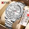 Oufanni Men's Waterproof Luminous Quartz Chronograph Watch