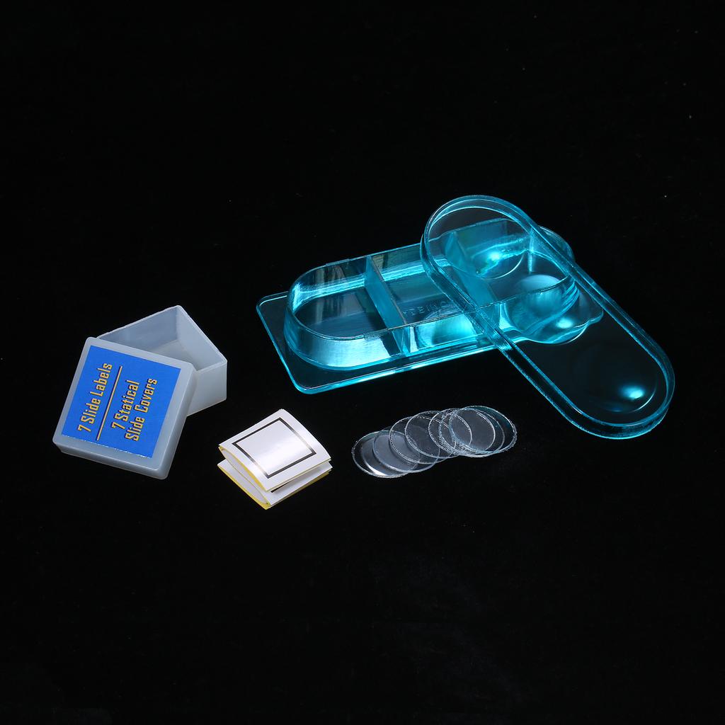 Children" S Microscope Kit Large Eyepiece 100X-1200X  High Power Metal Microscope