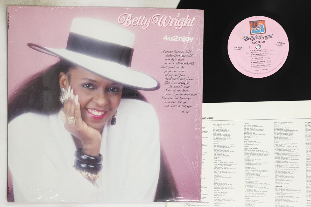 

LP Record BETTY WRIGHT 4u2njoy MSB3308 MS.B 1989 US SoulFunk Used