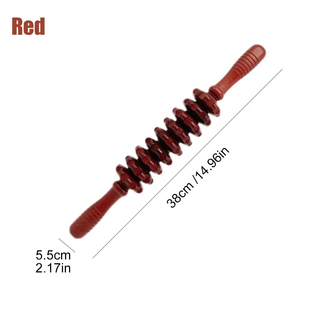 

Деревянный массажер-ролик для терапии триггерных точек, деревянная палочка для массажа Гуа Ша, фасции, целлюлит, мышцы и живот, инструмент для облегчения боли в теле и животе