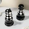Chess Toothpick Box Home Cotton Floss Storage Jar Creative Toothpick Tube with Cover Living Room Office Decoration Ornaments