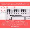 7-step plastic ruler electrocardiogram reading and measuring tool, transparent electrocardiogram, portable medical