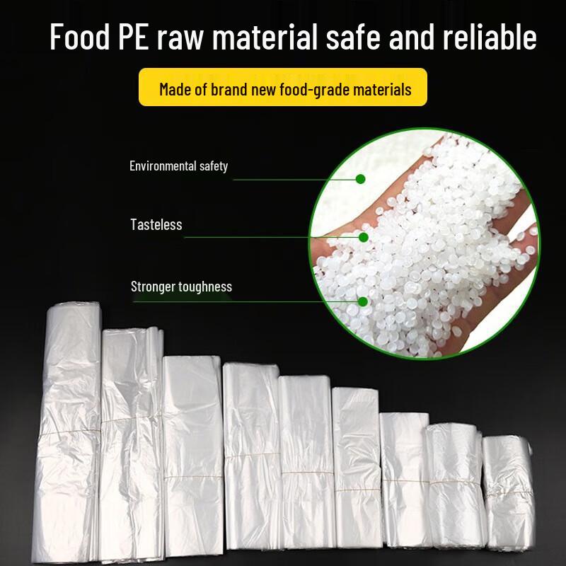 Miaojie Disposable White Plastic Carry Bags