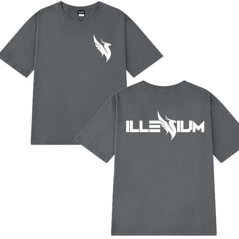 High Quality Illenium Dj Music Double Sided Printed Short Sleeve T-shirts 2025 Men Women Trend Casual T Shirt Unisex Cotton Tops