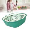 Küche Sieb Schüssel Doppel Schicht Gemüse Waschen Korb Verdicken Kunststoff Ablauf Becken Küche