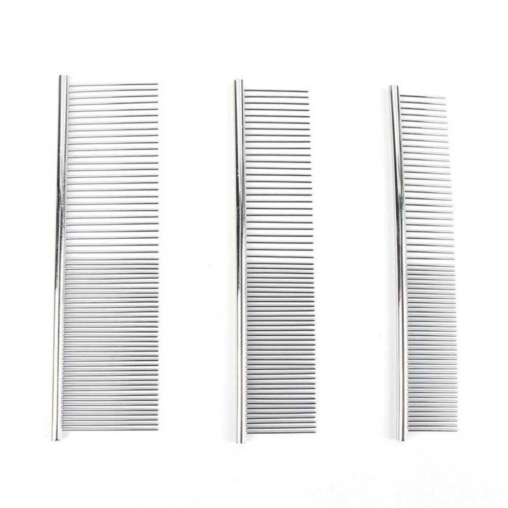 Professional Pet Dematting Comb Non-rust Dogs Cleaning Brush Comb  for Removing Lice and Fleas