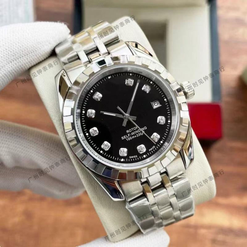 Dijia Tud Klassisch M22010 Business Rautenmuster Automatik Mechanisch Stahlarmband Herrenuhr