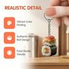 Cute Sushi Food Pendant Mini 2D Hanging Ornament Fashion Sushi Keychain  Bag Charm