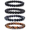 Stone Geometric Beaded Bracelet For Men Women Fashion Jewelry Gift