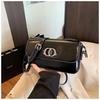 New Women's Bag Trend Versatile Fashion Trend Lock Chain Small Square Bag Single Shoulder Oblique Span Bag