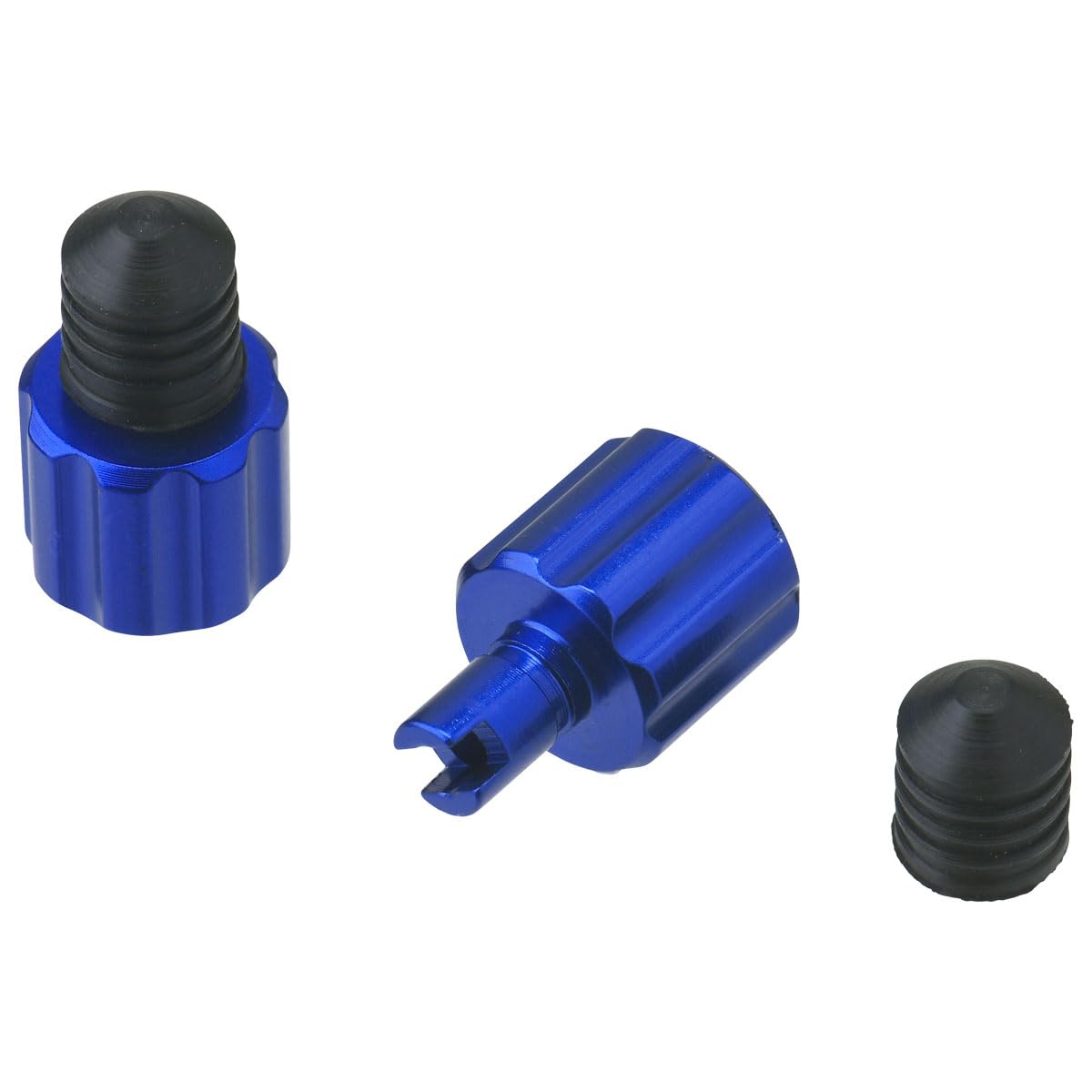 DRC (DRC) Air Valve Cap with Aluminum Insert Turner Blue синий