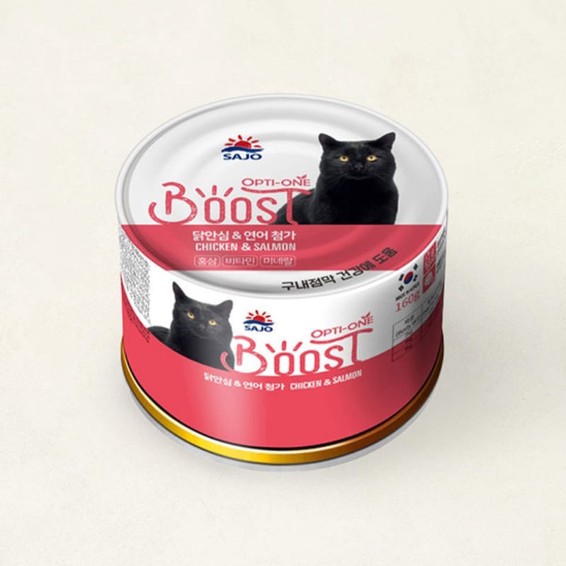 

[Pet] Sajo Opti1 Boost Cat 160 G Chicken Tenderloin And Salmon