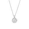 Gold-Plated Titanium Steel Rose Pendant Necklace - Light Luxury Clavicle Chain for Women, Versatile and Stylish Design