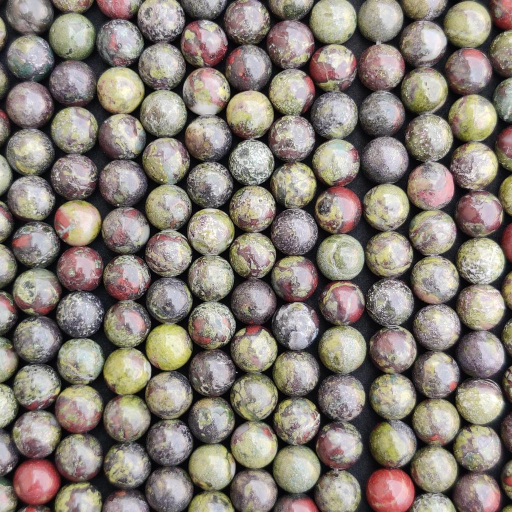 Natural Dragon Blood Jasper Beads, Natural Crystal Beads Stone, Gemstone Round Loose Energy Healing Beads, 6 MM 8 MM 10 MM Size Beads.