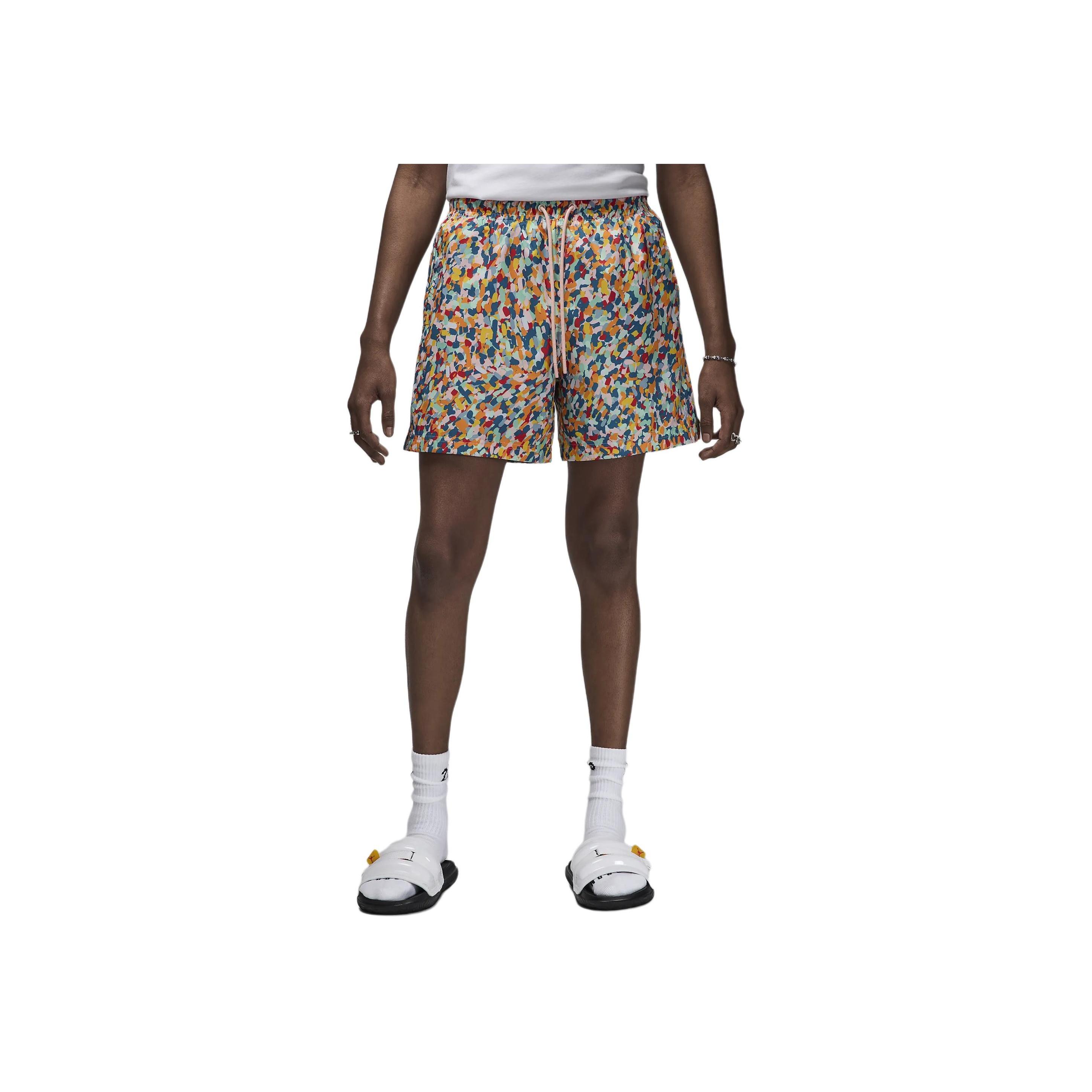 

Jordan Essentials Удобные повседневные шорты с принтом по всей поверхности и прямыми штанинами Мужские шорты Легендарный розовый FN4635-622 XXL