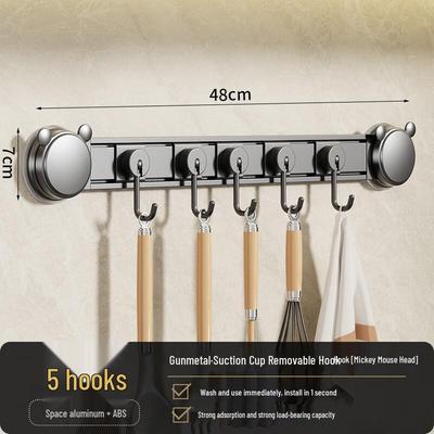 Saugbecher Küchen-Organizer-Regal mit Haken