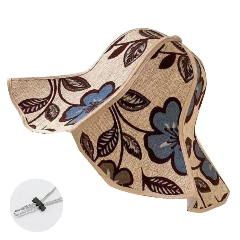 Wide Brim Sun Hats Sun Protection Panama Hat Breathable Sun Cap  Women