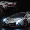1/24 Scale Lamborghini Poison Veneno Car Alloy Car Diecast Metal Model Sound & Light Toy Computer Desktop Ornaments Children Toy Gift