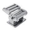 Silberner Edelstahl Frische Pasta-Maschine Walzenmaschine für Spaghetti-Nudel Fettuccine Knödel-Hersteller Nudel-Hersteller Walzen-Maschine