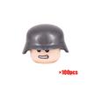 100PCS World War II Military Mini Figures Set - WW2 Eight Nations Soldiers Building Blocks - DIY Army Battle Scene Educational Toys
