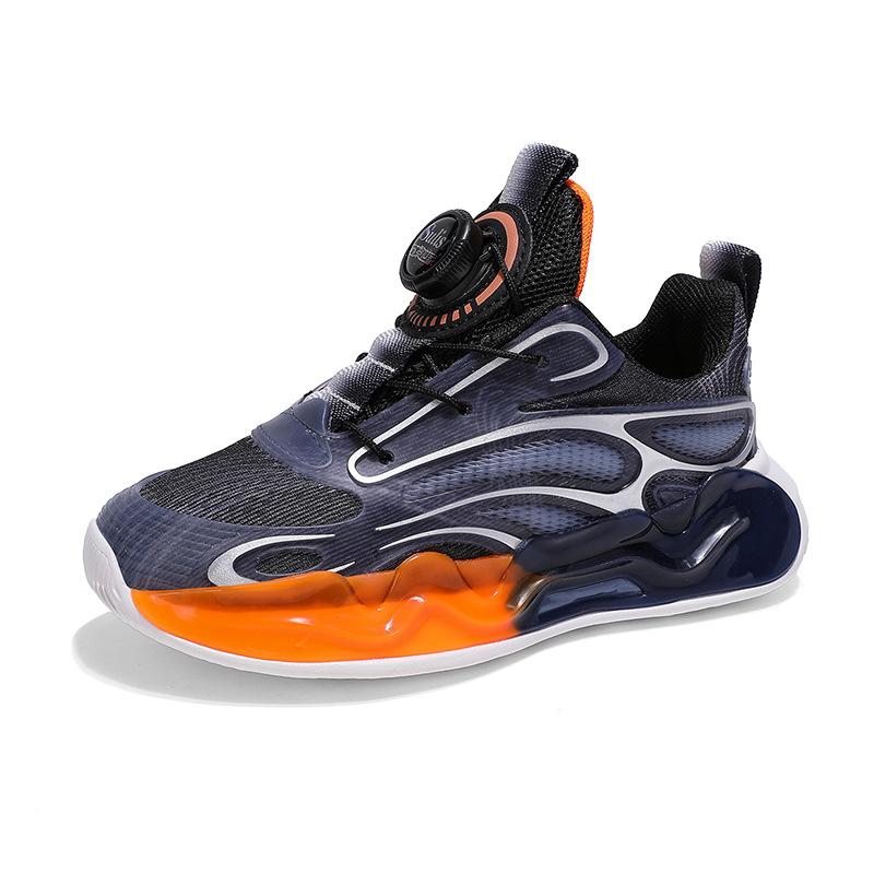 New mesh boys' shoes breathable children's sports shoes non-slip primary school running shoes medium and old children