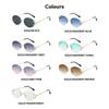 Trendy Pink Rimless Sunglasses For Women Summer UV400 Protection Oval Fashion Designer Shades Women Sun Glasses