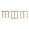 1:12 Dollhouse Miniature Window Sliding Windows Can Be Painted Furniture Model Decor Toy Doll House Accessories