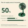 Air Conditioner Fan Foldable Electric Fans USB Rechargeable Summer Cooling Fan 2000mah PortableLow Noise Desk Folding Fan 1pc